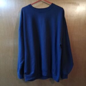 Athletic Works Navy Blue Crewneck Sweatshirt